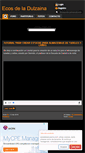 Mobile Screenshot of ecosdeladulzaina.com